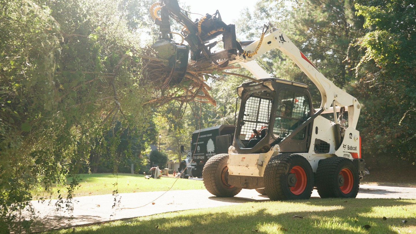 We make sure your property is cleared, not just the tree. Every branch and pile of brush goes with us before we leave. #treeservice #treecutting #treeremoval #treetrimming #buttscountyga
